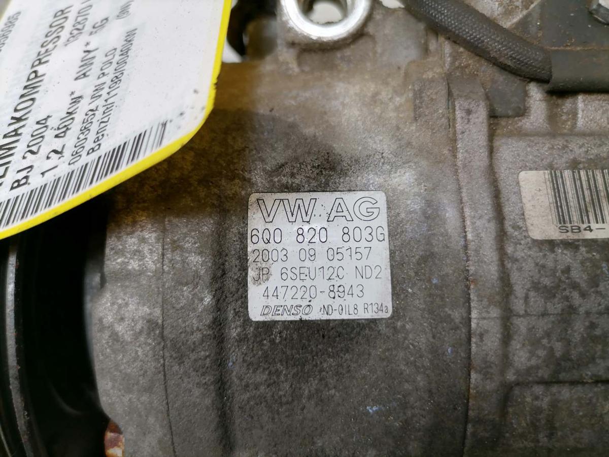 VW Polo 9N1 Bj.2004 original Klimakompressor 1,2 40kw